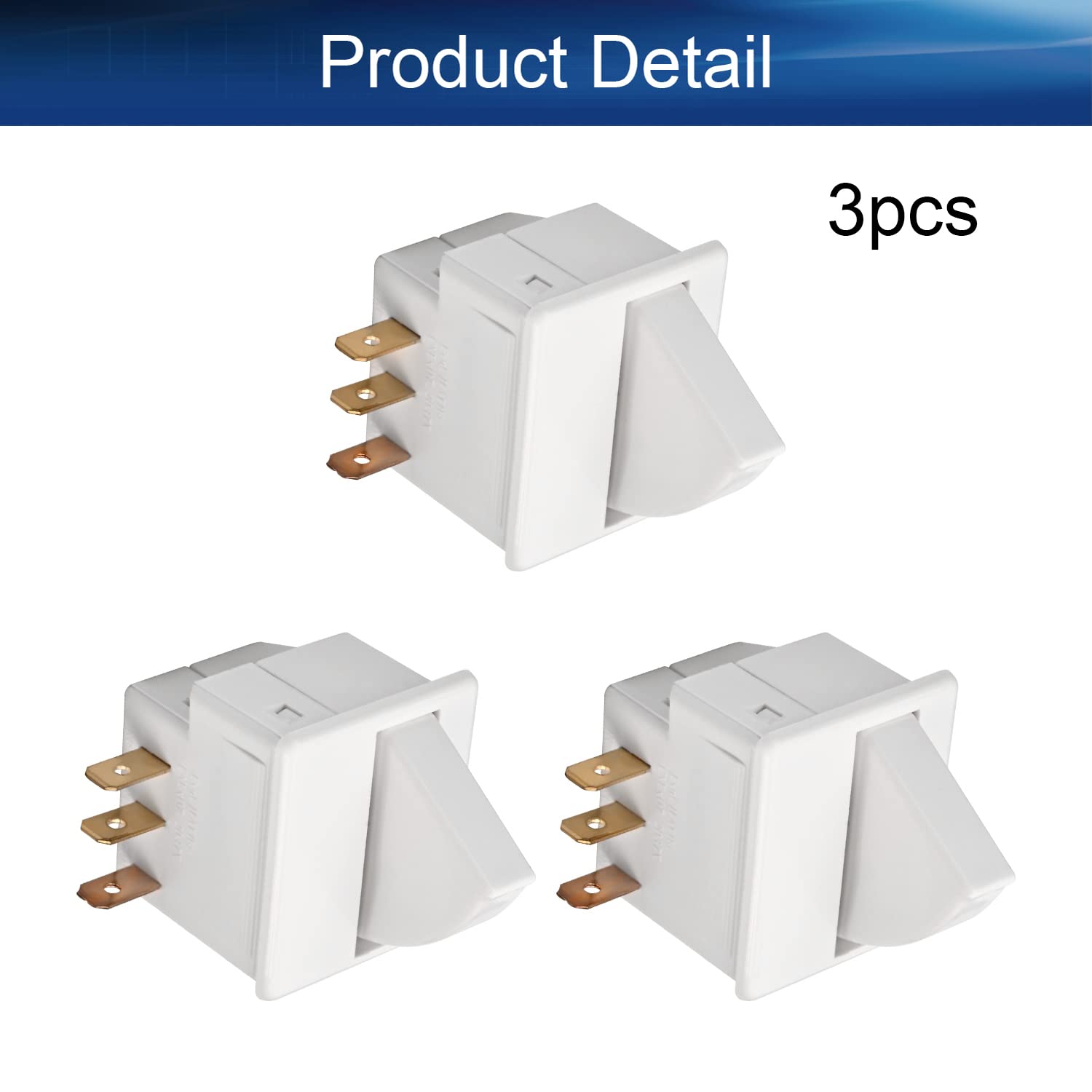 Uxcell Refrigerator Door Light Switch LTK-14 Momentary Fridge Switch