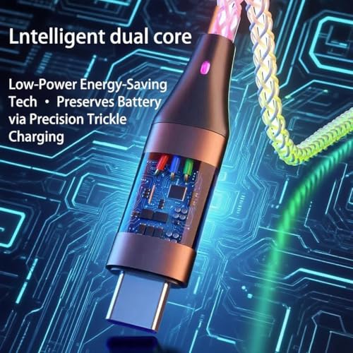 Image of Dynamic RGB USB Extension Hub (3-in-1) - High-Speed Data Transmission and Charging Port for laptops, Supports Fast Charging, and Features Colorful Lighting Effects
