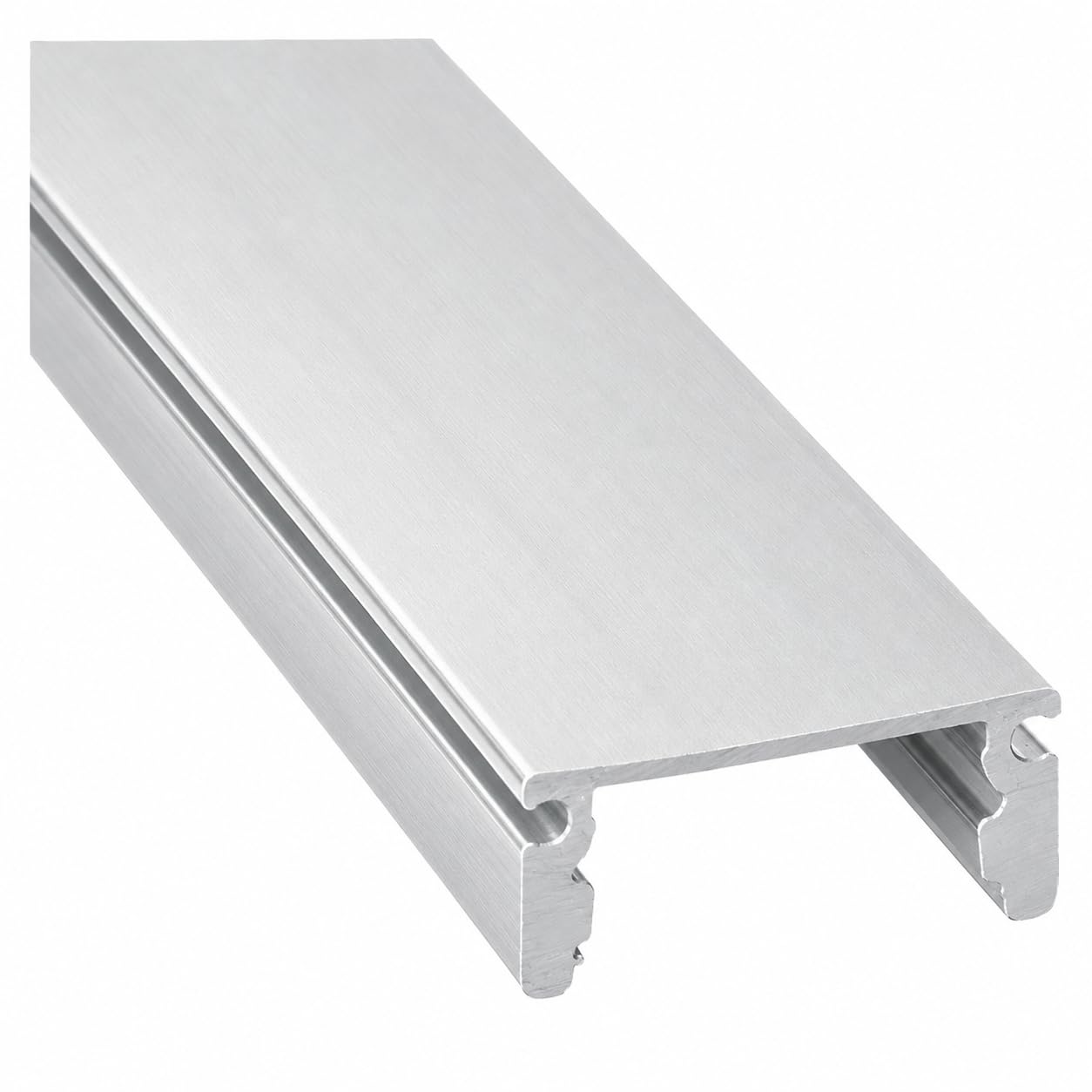 Jandei - opakowanie 10 x profile aluminiowe 1M Długość (17,3 mm x 6,85 mm) do montażu taśm LED na powierzchniach, kanał do świateł LED, półprzezroczysty dyfuzor. Obejmuje pokrywy i klipy montażowe