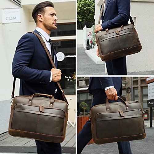 Masa Kawa Full Grain Cowhide Briefcase