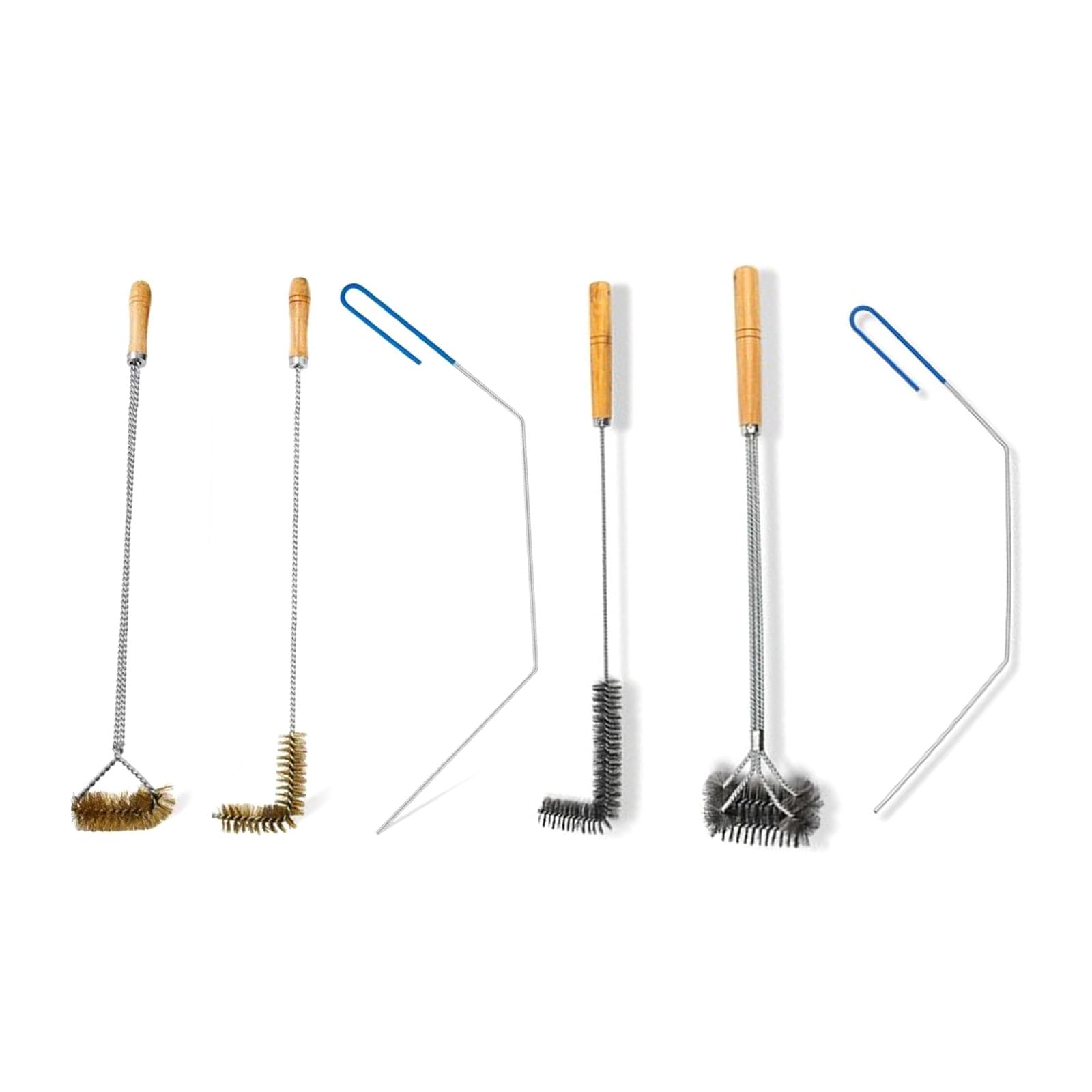 Juego de 3 herramientas de limpieza para freidora de aire, cepillo de cesta de acero inoxidable, limpiador y cepillo de mantenimiento para un fácil cuidado y limpieza higiénica de la freidora