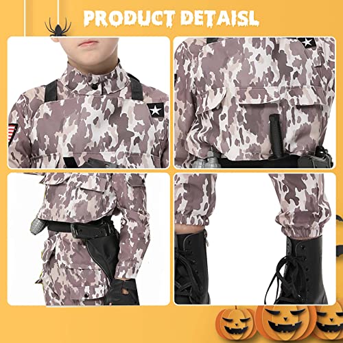 Lumiparty Halloween Army Soldier Dress Up Costume M #TOP3
