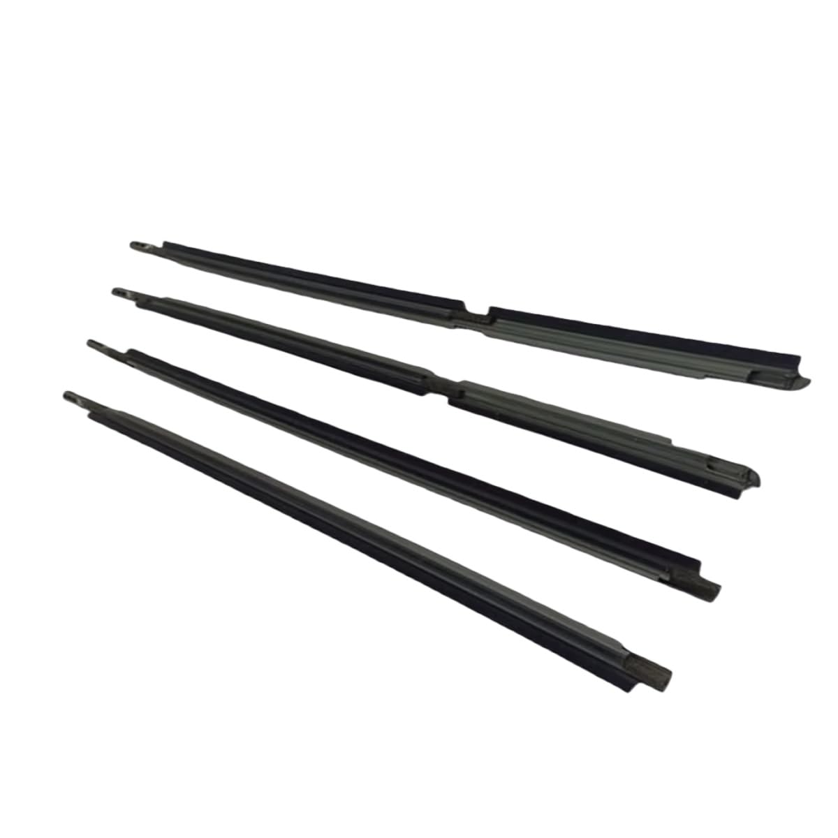 Car Window Weather Strip 4PCS Outer Window Rubber Weatherstrip Door Strip Sealing Belt Moulding Trim for Yaris for Hatchback NCP90 ZSP91 2008-2013