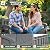 Flamaker 80 Gallon Storage Bench with Cushions Outdoor Indoor, Durable All-Weather Seating with Hidden Storage, Lockable Deck Box for Garden, Patio, Poolside (Grey)