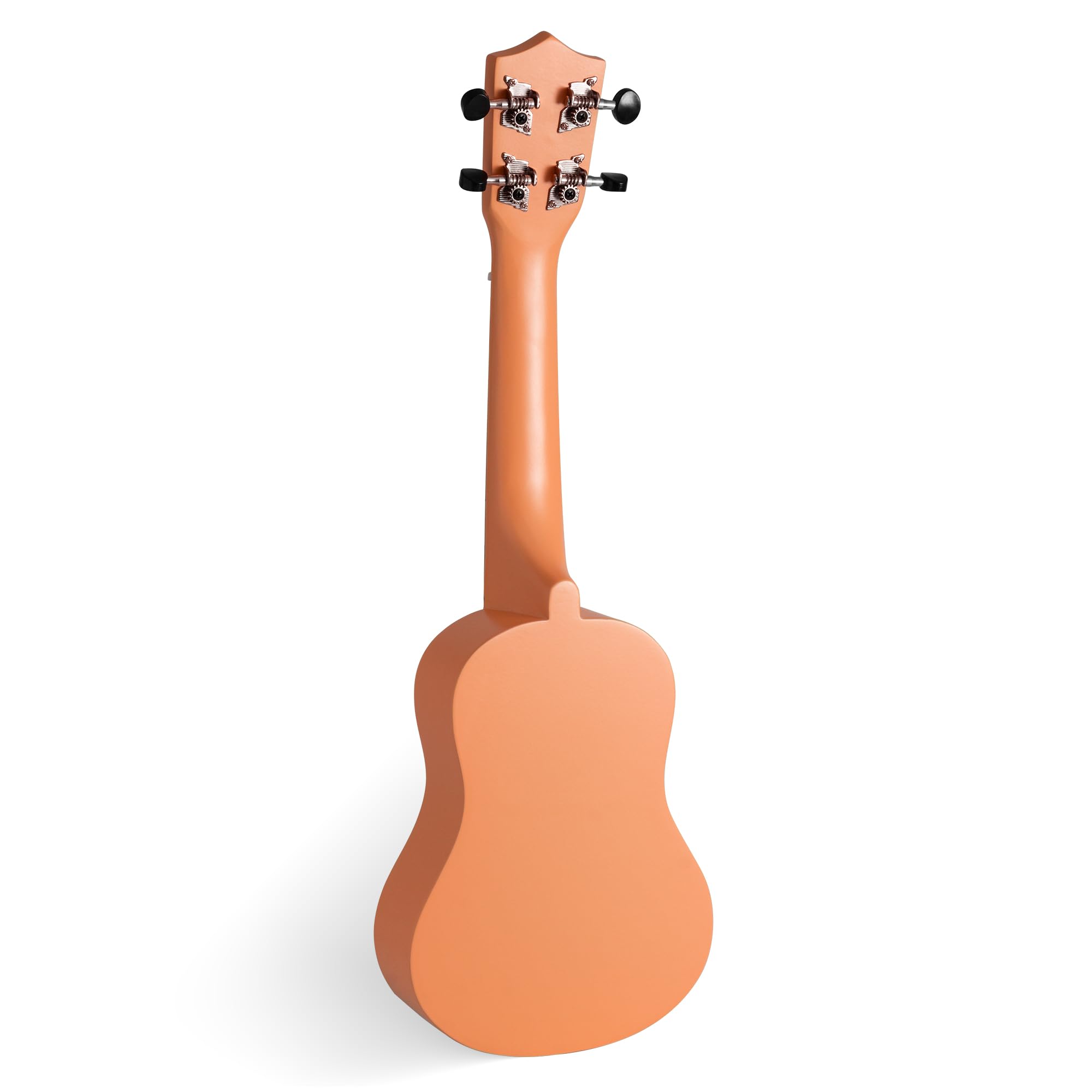 Mad About Ukulélé Soprano Pêche Pastel Pack Débutant | SU8-PE avec housse, médiator & cordes de rechange, cordes carbone noir pour accordage amélioré, idéal écoles & débutants