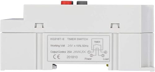 Miniatura 3 de Interruptor de temporizador digital de 30 A, control de tiempo electrónico programable (CA DC24V)