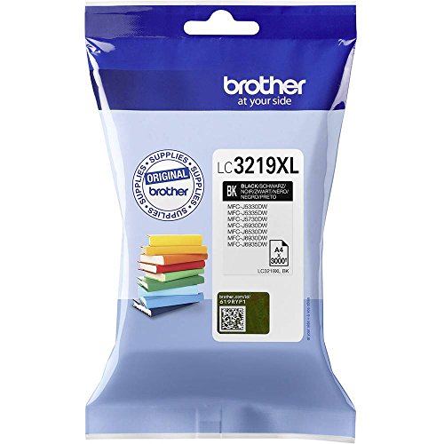 Brother Original XL-Tintenpatrone LC-3219XLBK schwarz (für Brother MFC-J5330DW MFC-J5335DW MFC-J5730DW MFC-J5930DW MFC-J6530DW MFC-J6930DW MFC-J6935DW)