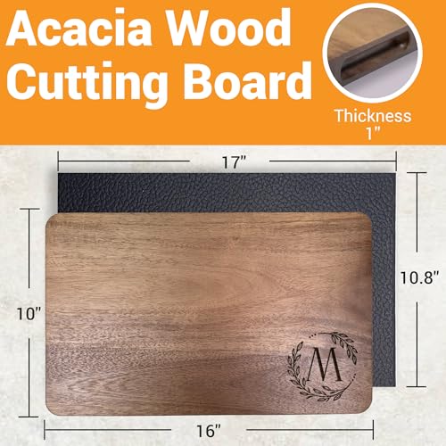 Tabla de Cortar de Madera Acacia 40.6x27.9x2 cm Personalizada miniatura 3