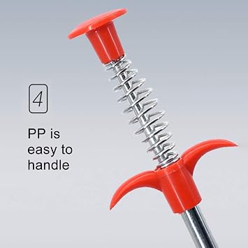 Flexible Grabber Tool, Extendable Strong 4 Claws Picker Long Handy, Bendable Hose Hose Reacher Drain Hair Catcher, Pickup Reaching Assist Tool for Litter Pick/Sink/Drain(Size:1.6m)