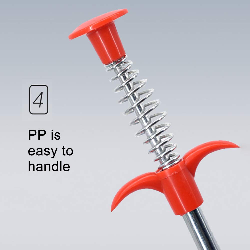 Sbloccatubo Per Fogne A 4 Artigli - Estensibile Per Rimuovere Capelli E Ostruzioni - Foto 7