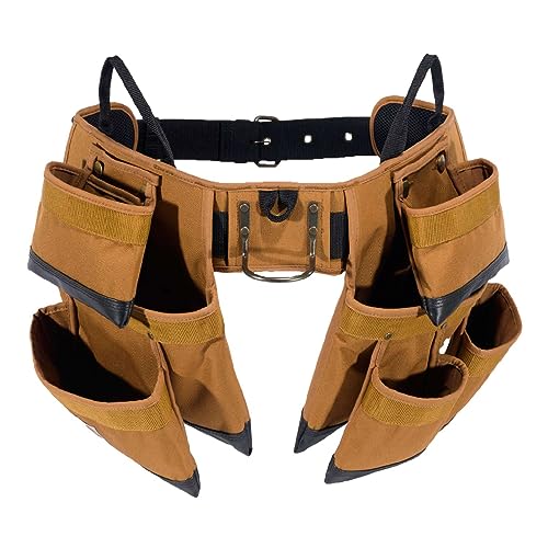 Carhartt Gear B0000347 7-Pocket Tool Belt - One Size Fits All - Carhartt Brown