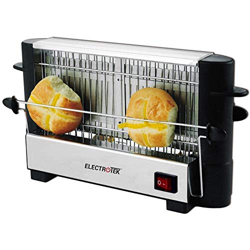 ELECTROTEK Tostador, Metal, Plateado, 32 x 17,5 x 11 cm Cover