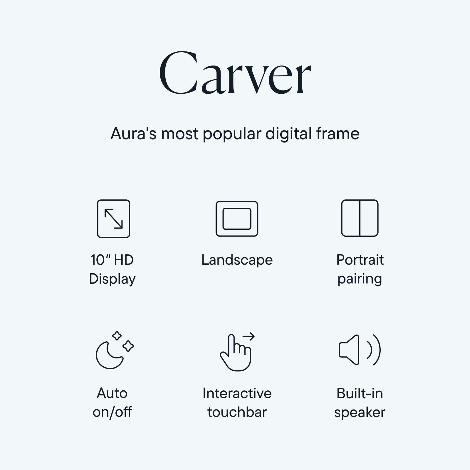 Aura Digital Picture Frame - 10.1" HD Mat Display | Wirecutter's Best Digital Frame for Gifting | Text Photos Directly to Your Frame from Anywhere | Quick & Easy Setup Over WiFi - Free App | No Fees: 10" - Gravel