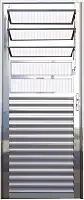Porta basculante 210x80 Prata moderna