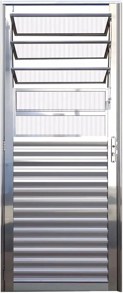 Porta basculante 210x80 Prata moderna