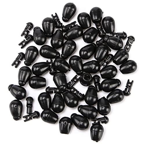 AIXXCUVQ 50 pçs Contas Terminal Enfrentar Peixe Comprimento Instantaneamente Fornecimento Linha de I