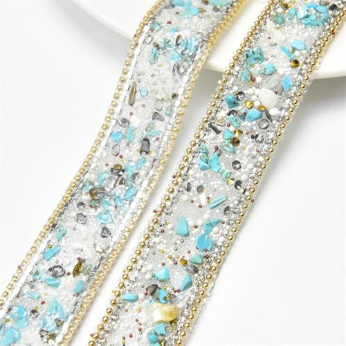 Ruban de strass de 2,5 cm pour une décoration de gravier chic