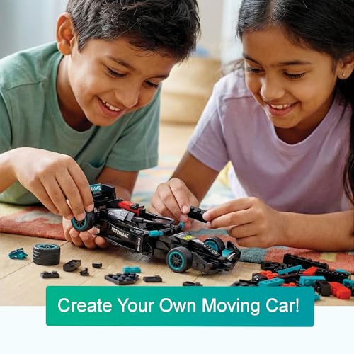 Image of Velocity X Racing Car Building Blocks Set - 225+ Pieces Toy Car Construction Kit for Kids 6+, Teens & Adults | Build 8 Unique Formula Race Cars | STEM Educational, Birthday Gift Toy
