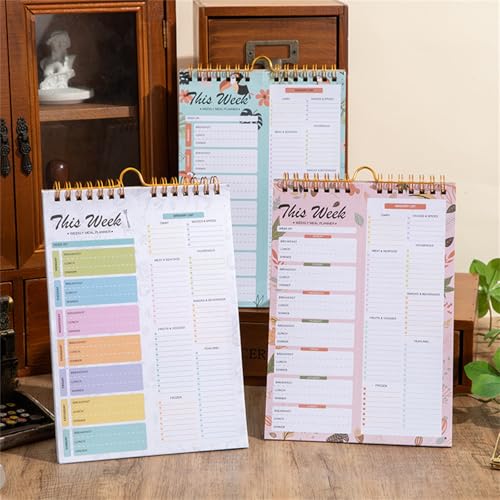 Bloc-notes vertical réutilisable avec crochet mural pour liste de courses - 4