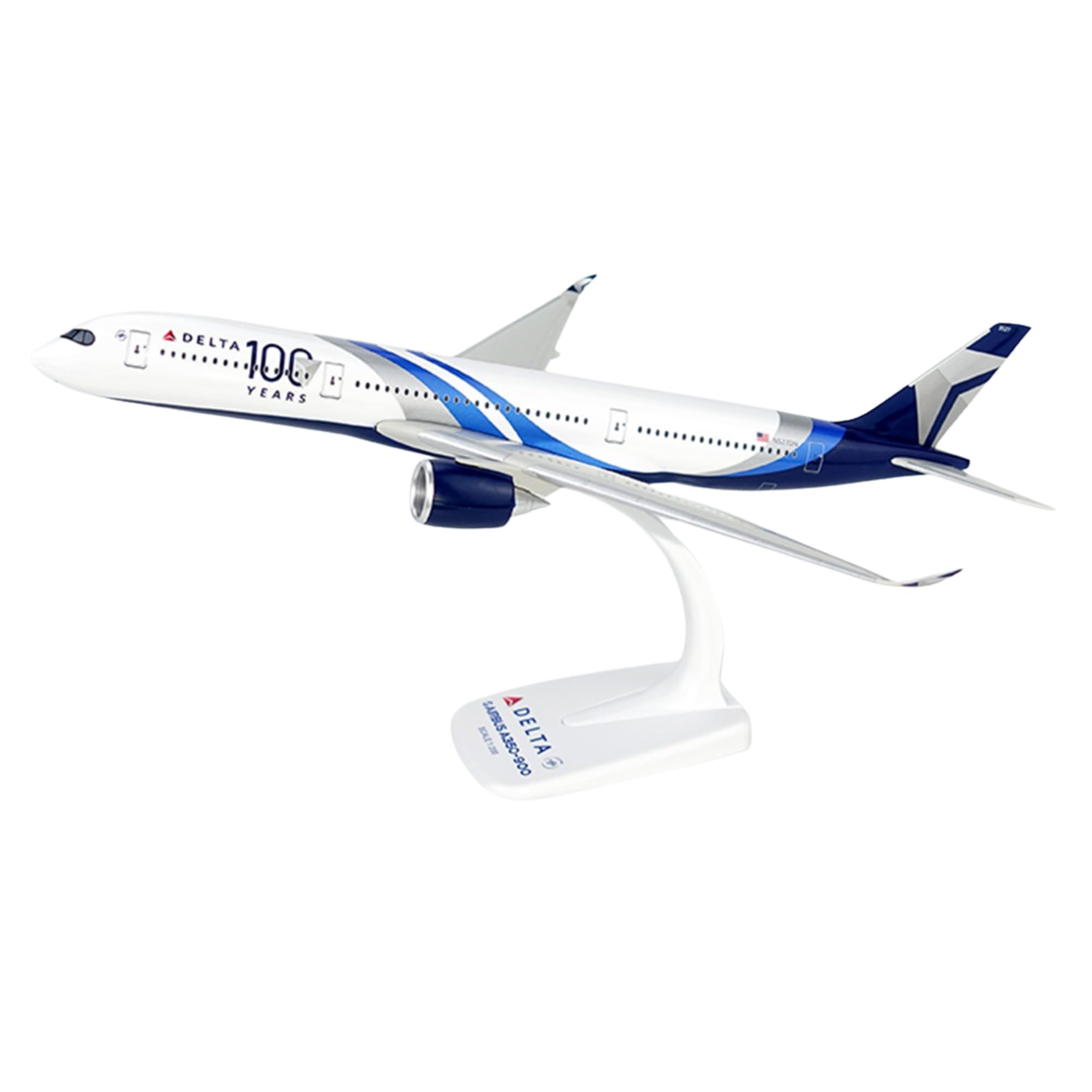 Amazon.com: Flight Miniatures Delta 100th Anniv. Livery A350 1:200