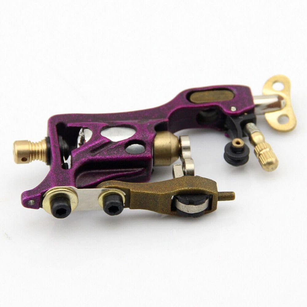 1 Pcs Of Tattoo Motor Machine Alloy Rotary Gun Liner Shader Lightweight Purple Beginner