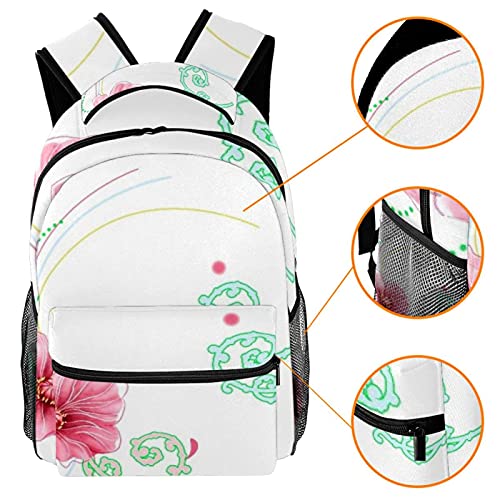 Sac à dos pour femme multicolore grand format style décontracté