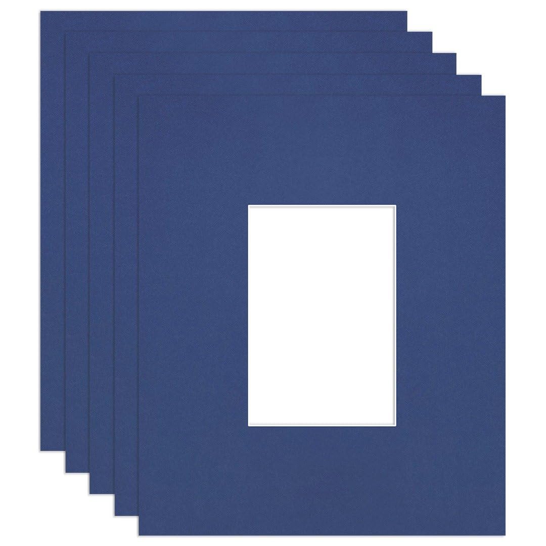 Procut Global 12x10" Blue Picture Mounts - Fits 6x4" Photo Size — image 1
