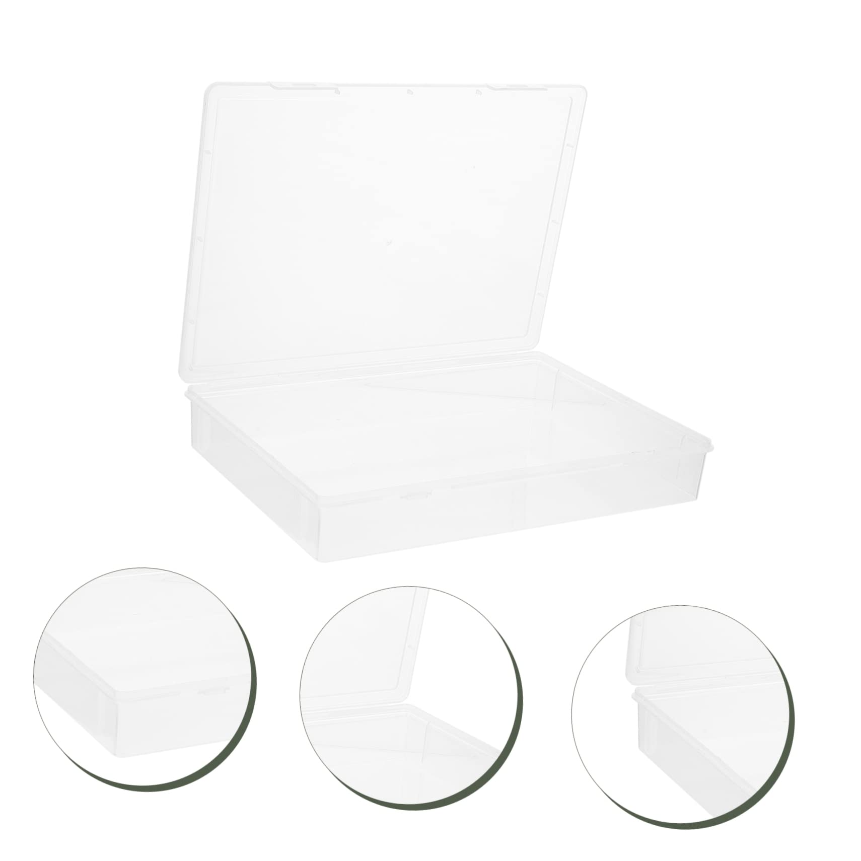 Boîte De Rangement Transparente 3 Niveaux Pour Washi Tape – Organisateur Compact, Empilable, Pour Bureau Ou Chez Toi