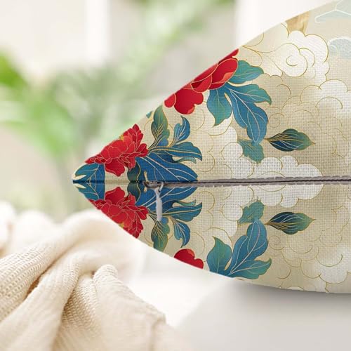 Housse de coussin 50x50cm fleurs pour rénover vos sièges de balcon - 5