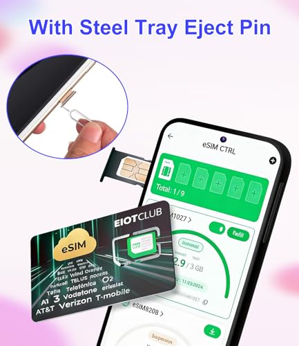 Image of USB SIM Card Reader - Sim Card Adapter Kit with Eject Pin - Micro /Nano /Standard Sim Card Readers - USB to Sim Card Adapter Edit and Read Messages /Contacts - SIM Adapters for Laptops Computer Windows