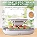 HOWOOIUA 16 Egg Incubator - Automatic Egg Turner, Temperature Control, Built-in Candler, Auto Water Refill for Hatching Chicken Eggs