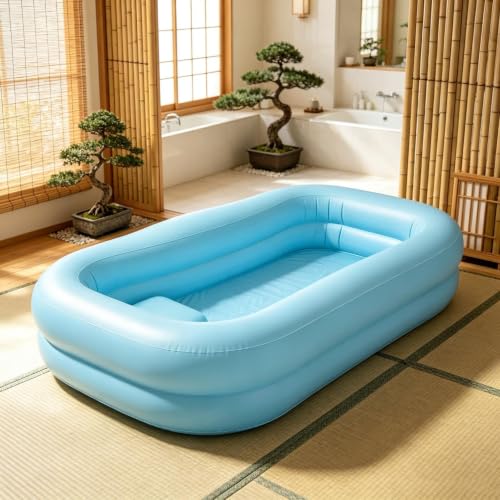 Bañera inflable para personas mayores que facilita el aseo seguro en casa 4