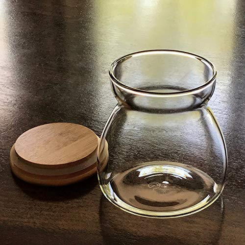 Back In Stock-Airtight Jar, 23.67 FL OZ (700 ML) Glass Storage Canisters Containers For Coffee, Kitchen Spices & Many More. Borosilicate Jar Bamboo Lid, Freezer & Heat Resistant. Quantity 1 Per Order.