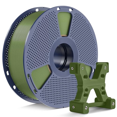 Image of PETG Filament 1.75mm Army Green Color, Ultra Tough, Heat Optimized, Odorless, 1kg(2.2lbs) SUNLU PETG 3D Printer Filament, Dimensional Accuracy + /- 0.02mm, Olive Green