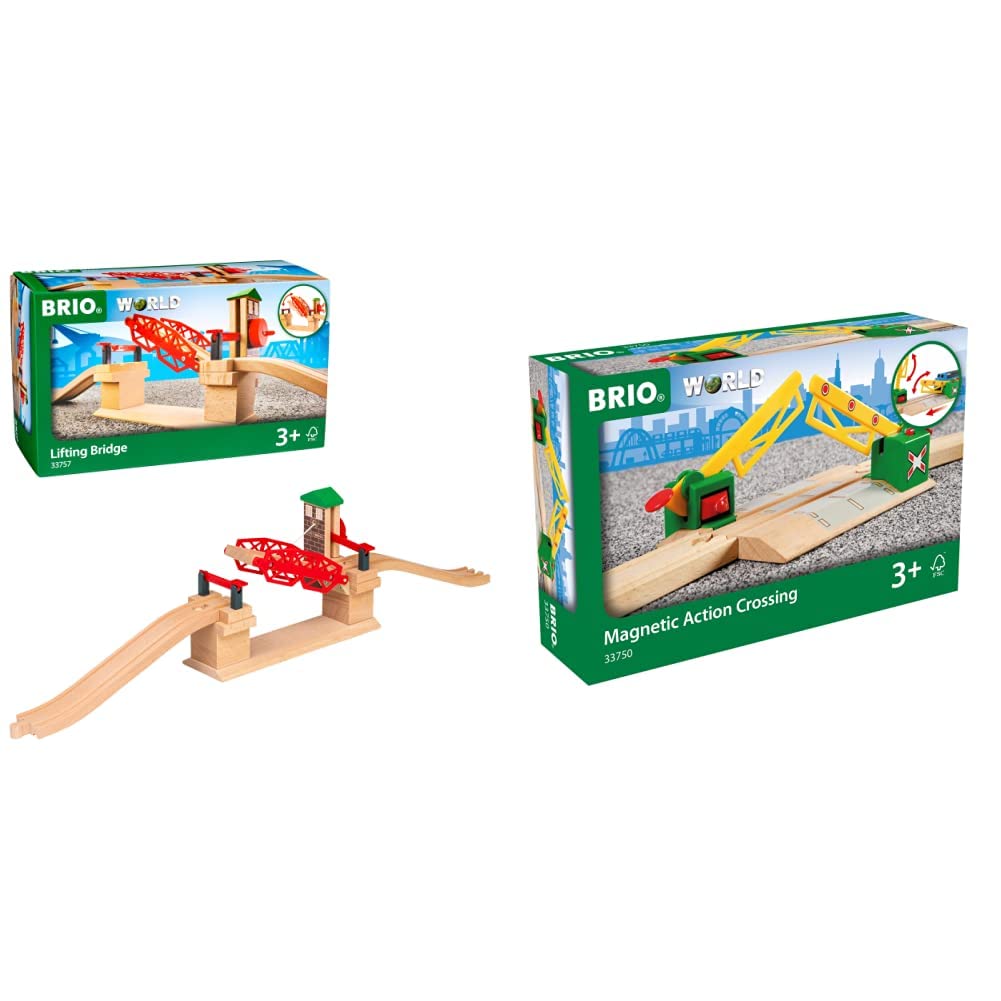 Brio Lifting Bridge for Kids 3+, Compatible with All Brio Train Sets