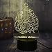 Produktbild Islamischer Segen 3D Lampe Nachttischlampe, Nachtlicht Fürs Kinderzimmer, Led Lampe Fürs Wohnzimmer