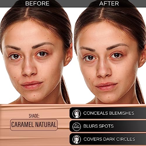 Image of FACESCANADA Waterproof Fix & Finish Kit | Makeup Fixer (50Ml) + Caramel Natural All Day Hydra Matte Mini Foundation (18Ml) | Makeup Kit For Women (Combo Pack Of 2 Count)