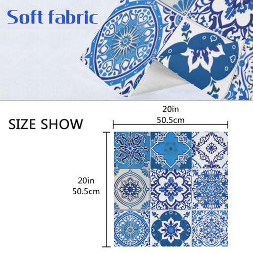 Servilletas de Tela Boho Estilo Marroquí Multicolor Set 6 miniatura 6