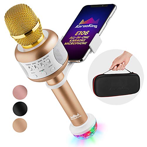KaraoKing Karaoke Microphone - Wireless, Bluetooth Karaoke Machine for Kids & Adults
