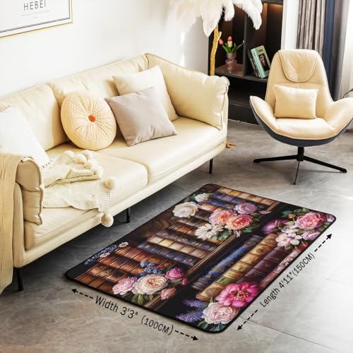Tapete decorativo rectangular 3'x5' Polypropylene miniatura 3