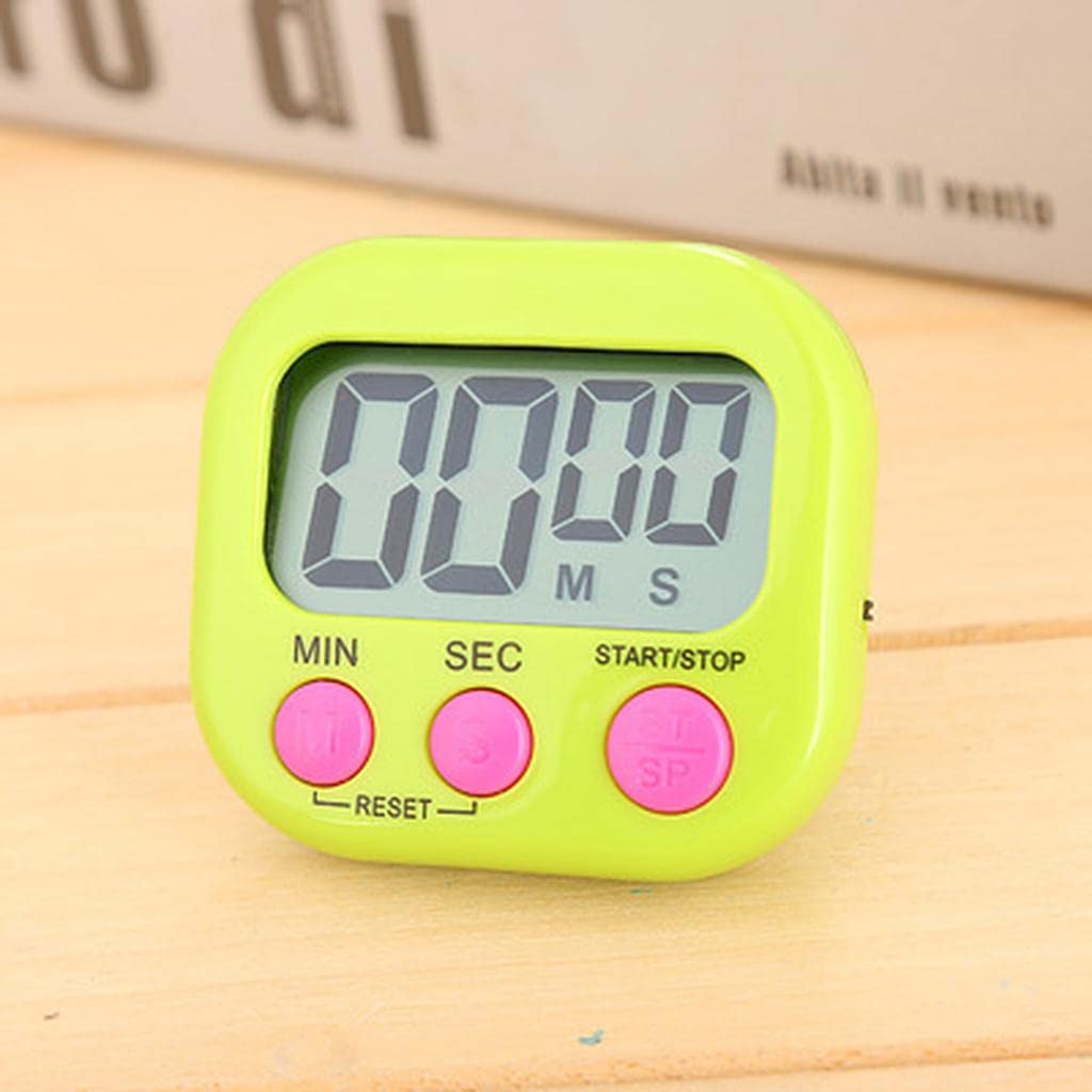 Sharplace Temporizador de Cocina Digital con Gran Pantalla para Cocinar, Hornear, Deportes, Juegos, Temporizador de, Cronómetro con Soporte, 6 Piezas