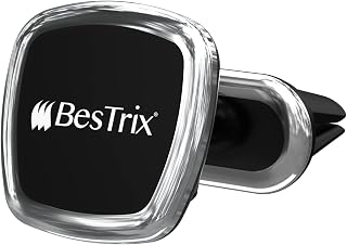 BesTrix Magnetic Phone Car Mount Magnetic Car Cell Phone Holder | Magnet Car Phone Holder Compatible w/ iPhone14 13 12 11 Pro/11 Pro Max/XS/XR/X,Galaxy S22 S21 S20 S10/S10+ Note & More (Air Vent)