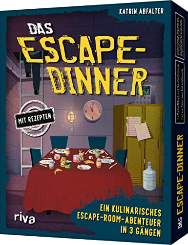 Das Escape-Dinner – Ein kulinarisches Escape-Room-Abenteuer in 3 Gängen: Mit Rezepten. Das perfekte Geschenk für alle Rätsel-Fans. Mit Rätselseiten zum Freirubbeln. Ab 12 Jahren