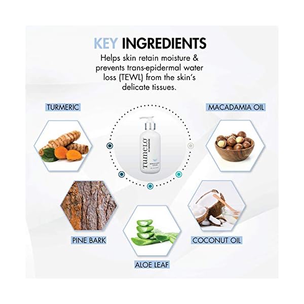 Tumelo So Sensitive! Dry & Sensitive Skin Lotion with Macadamia and Coconut Nut Oil 8 oz Bottle - Unscented, Paraben-Free, Non GMO