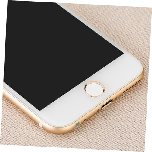 Homoyoyo Adesivo De Botão Home Branco Página Inicial Chave Metal Anti Suor Teto De Montagem Do Proje