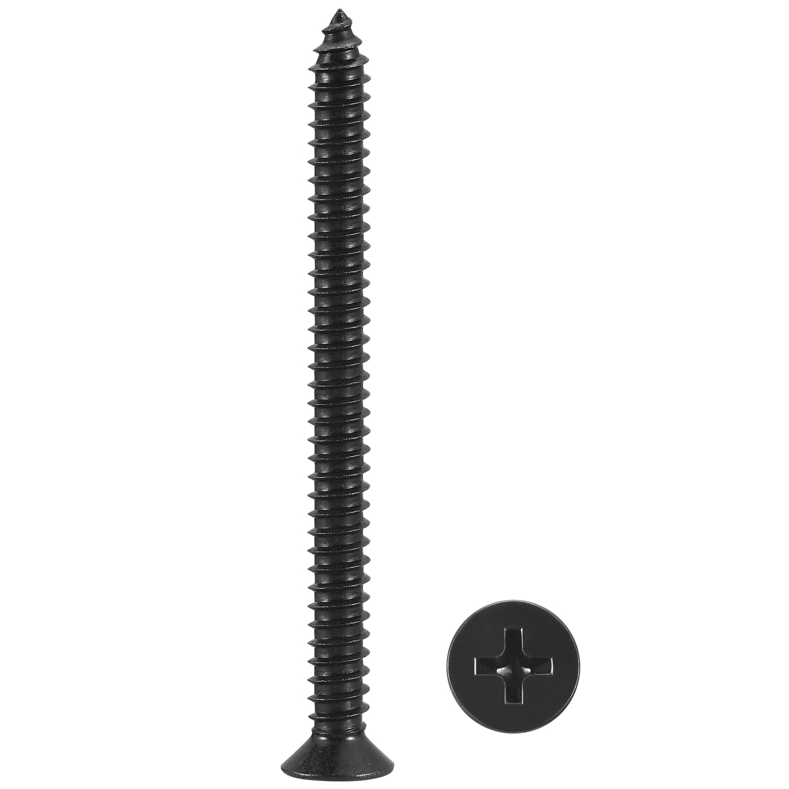 METALLIXITY Countersunk Phillips Wood Screw (#14x3-1/2") 25Pcs