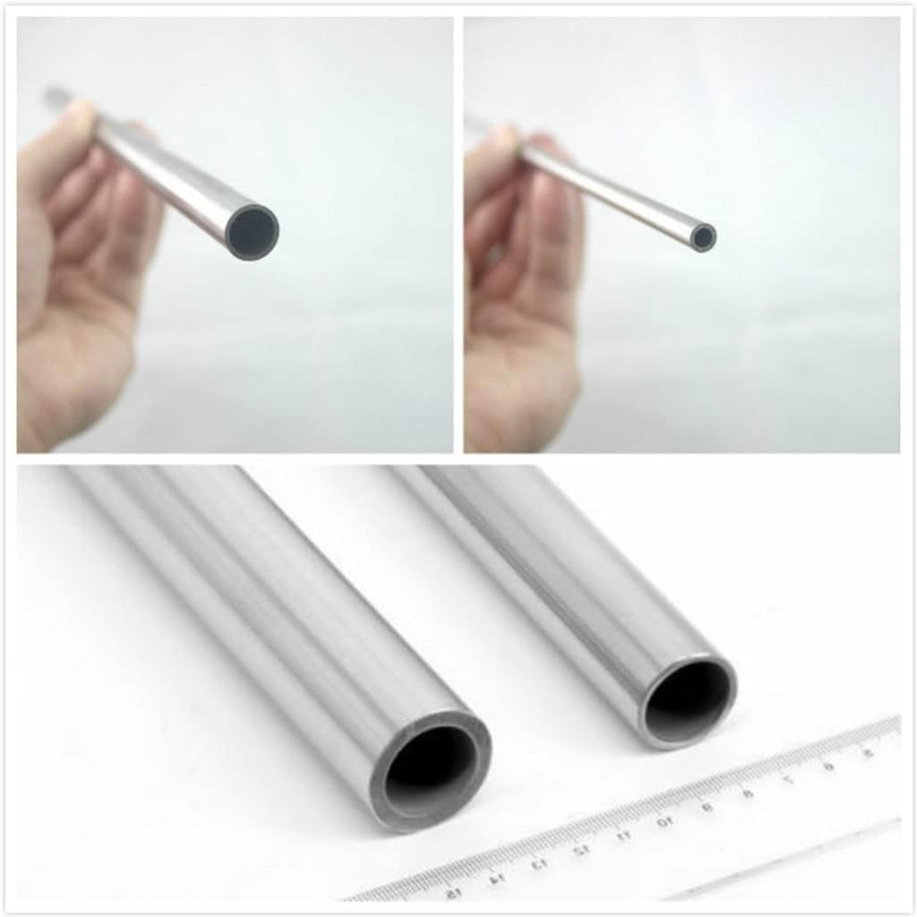 304 Stainless Steel Round Capillary, OD 3MM 4 5 6 8 10 MM 500mm Long Seamless Straight Tube, 1pcs(5x4mm)