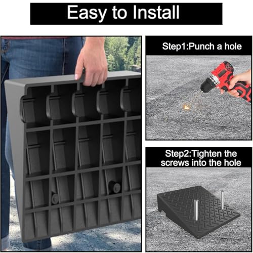 Rampa de bordillo de goma resistente SOYDAN miniatura 6