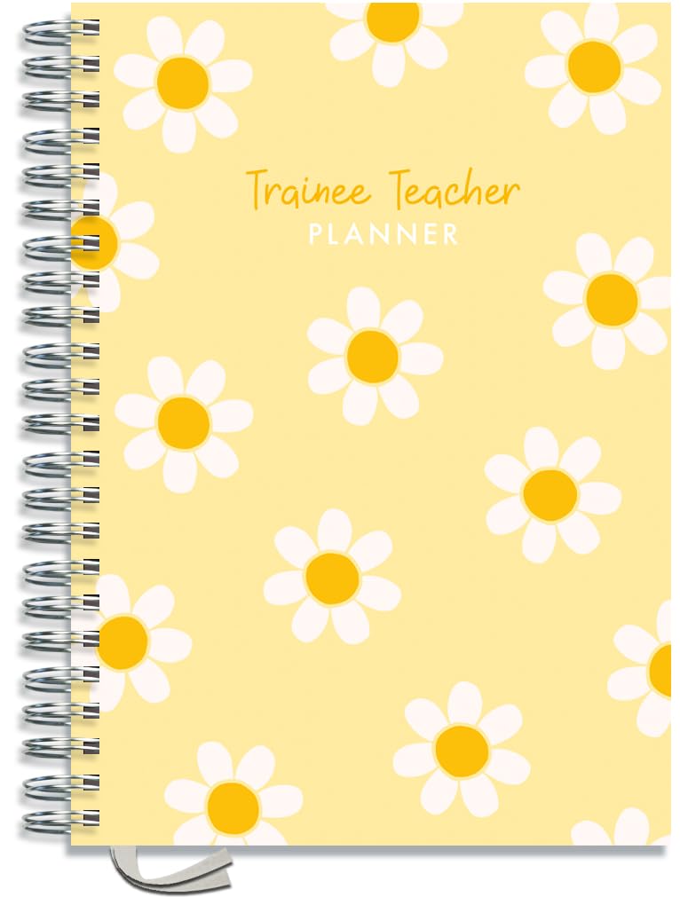 Trainee Teacher Planner by Pirongs | 2026-27 | A4 Size - Pastel Daisy