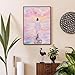 Paint by Numbers for Adults and Kids, Pink Wall Art Religious Christian Painting by Number Kits On Canvas, Jesus Number Artist Paint by Number Kit Funny DIY, Home Wall Decor, Gifts 10X13.78in